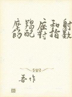 摩羯座和射手座的配对指数是多少