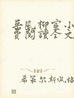 岳风柳宣小说免费阅读全文