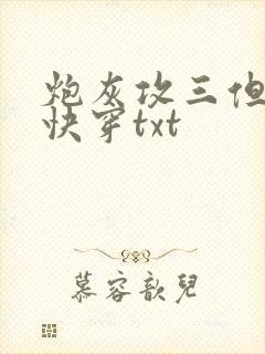 炮灰攻三但娇气快穿txt