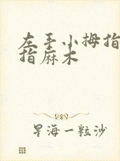 左手小拇指无名指麻木封面