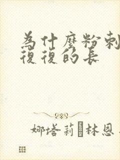 为什么粉刺反反复复的长