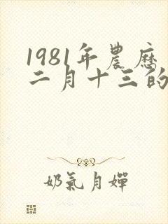 1981年农历二月十三的鸡命运如何