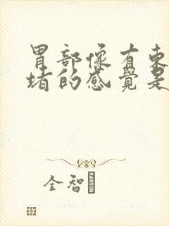 胃部像有东西在堵的感觉是什么原因