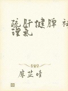 疏肝健脾 祛湿理气