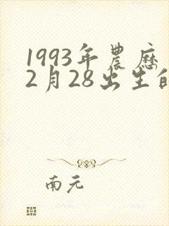 1993年农历2月28出生的命运