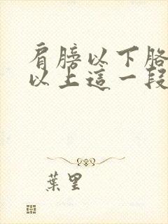 肩膀以下胳膊肘以上这一段特别疼怎么治