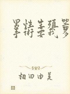 男性生殖器延长手术要我多少钱