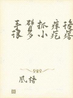 手臂抓痒后出现很多小疙瘩