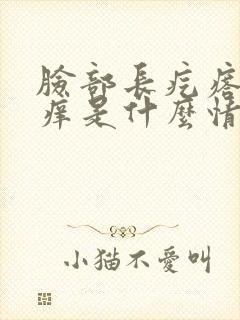 脸部长疙瘩还会痒是什么情况