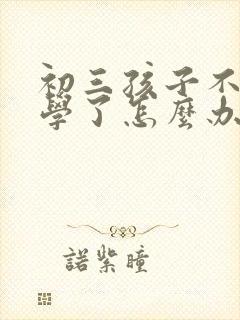 初三孩子不想上学了怎么办?怎么开导