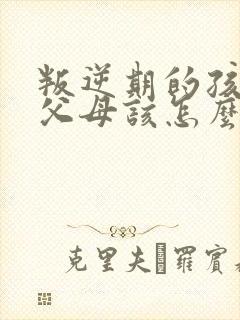 叛逆期的孩子打父母该怎么办