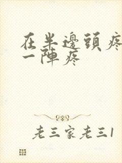 在半边头疼一阵一阵疼封面