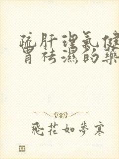 疏肝理气健脾和胃祛湿的药封面