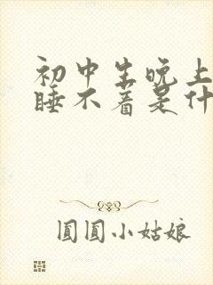 初中生晚上总是睡不着是什么原因