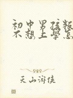 初中男孩叛逆期不想上学怎么办封面