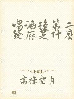 喝酒后第二天手发麻是什么原因