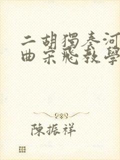 二胡独奏河南小曲宋飞教学视频