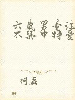 六岁男童注意力不集中特爱动怎么回事