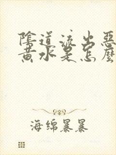 阴道流出恶臭的黄水是怎么回事