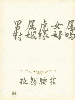 男属虎女属兔配对姻缘好吗