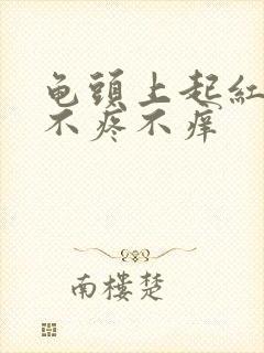 龟头上起红点点不疼不痒