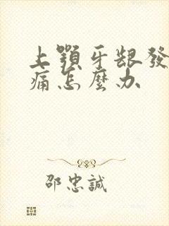 上颚牙龈发炎肿痛怎么办