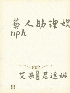 艺人助理娱乐圈nph