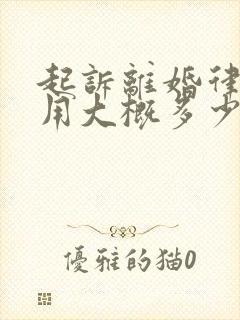 起诉离婚律师费用大概多少呢?