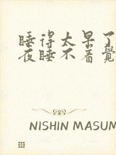 睡得太早了,半夜睡不着觉了