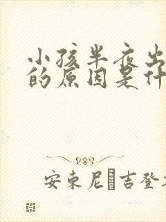 小孩半夜出鼻血的原因是什么呢