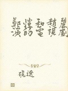 郑恺和赵丽颖主演的电视剧叫什么