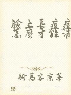 脸上长痘痘痤疮怎么才能消除掉