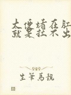 大便堵在肛门口就是拉不出来