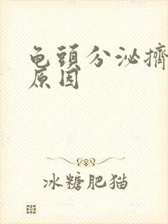 龟头分泌挤出脓原因