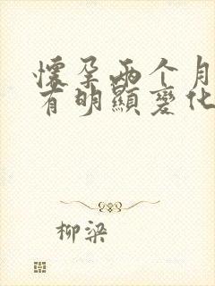 怀孕两个月肚子有明显变化吗