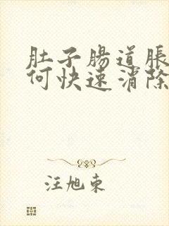 肚子肠道胀气如何快速消除