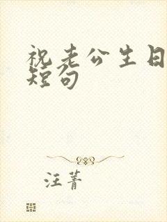 祝老公生日快乐短句封面