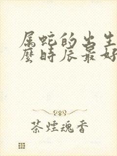 属蛇的出生在什么时辰最好