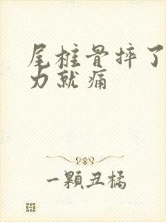 尾椎骨摔了一受力就痛