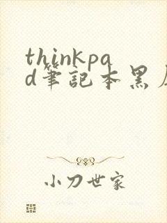 thinkpad笔记本黑屏无法开机