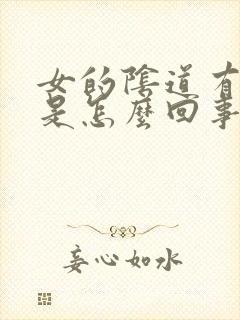 女的阴道有疙瘩是怎么回事封面