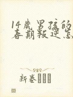 14岁男孩的青春期叛逆怎么办封面