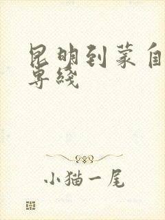 昆明到蒙自物流专线封面