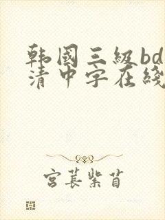 韩国三级bd高清中字在线