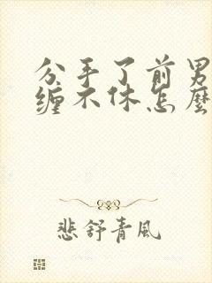 分手了前男友纠缠不休怎么办