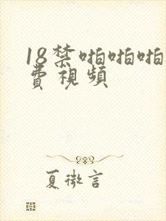 18禁啪啪啪免费视频