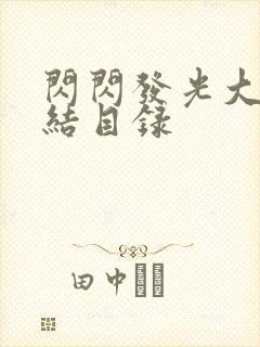 闪闪发光大团圆结目录