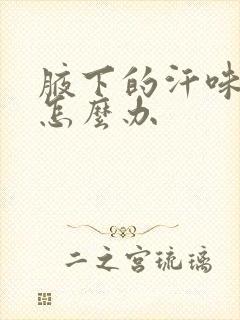 腋下的汗味很重怎么办