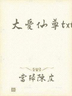 大爱仙尊txt