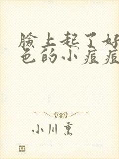 脸上起了好多红色的小痘痘封面